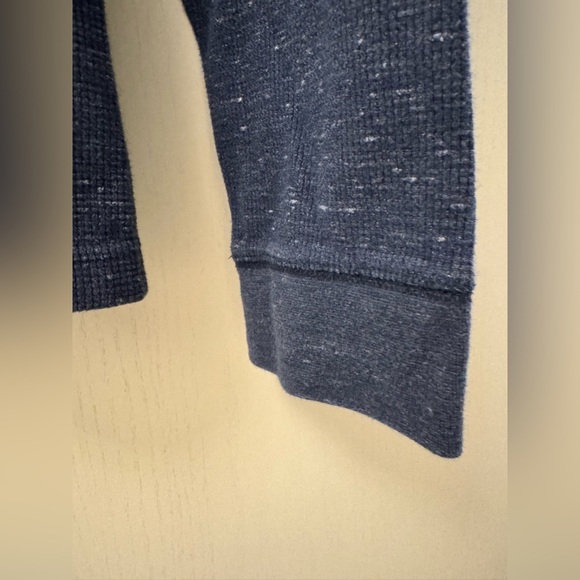 Navy Blue Men's Long Sleeve Henley Sonoma Cotton Blend Size XL - Picture 4 of 8